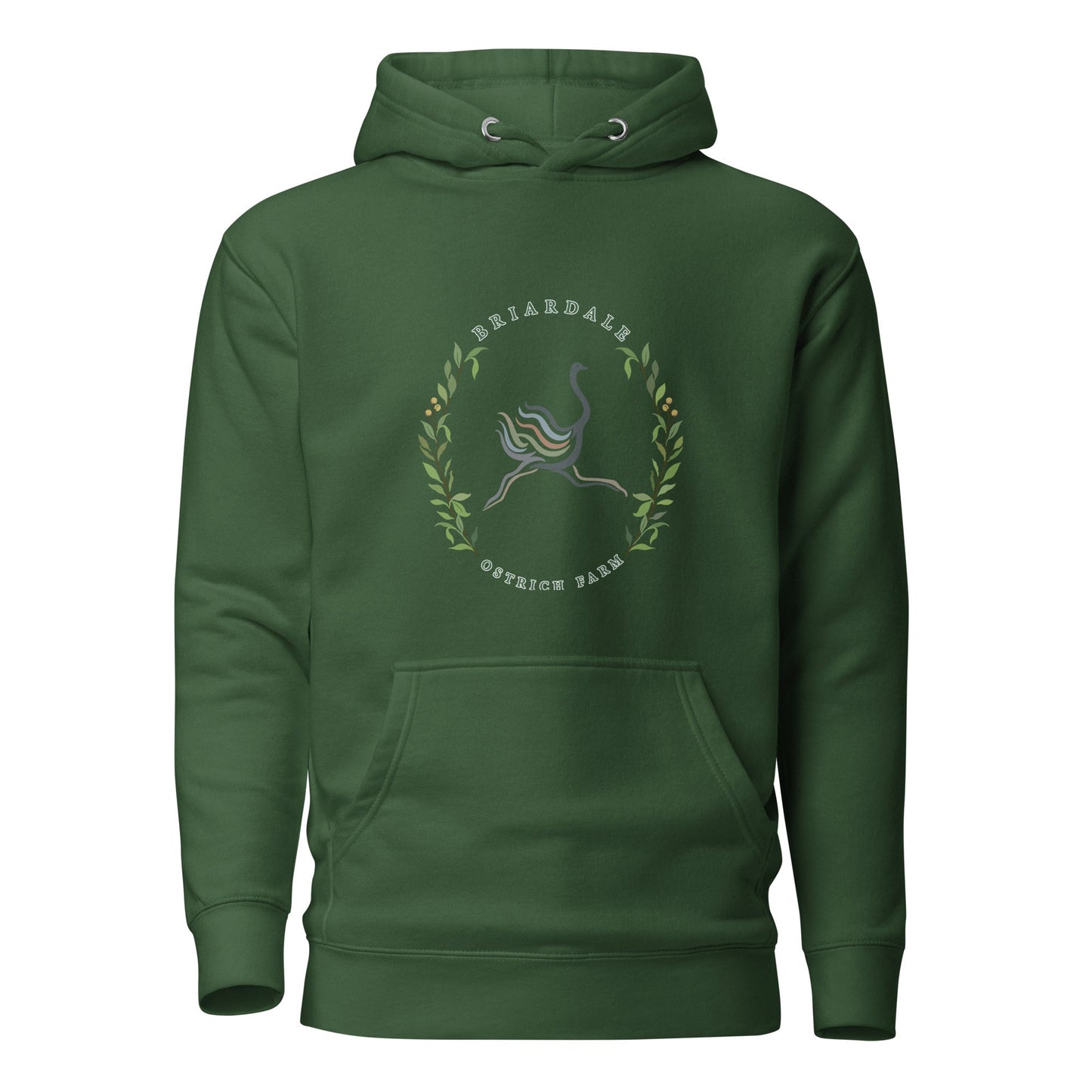 Performance | Hoodie | Briardale Ostrich Farm | Crest Logo