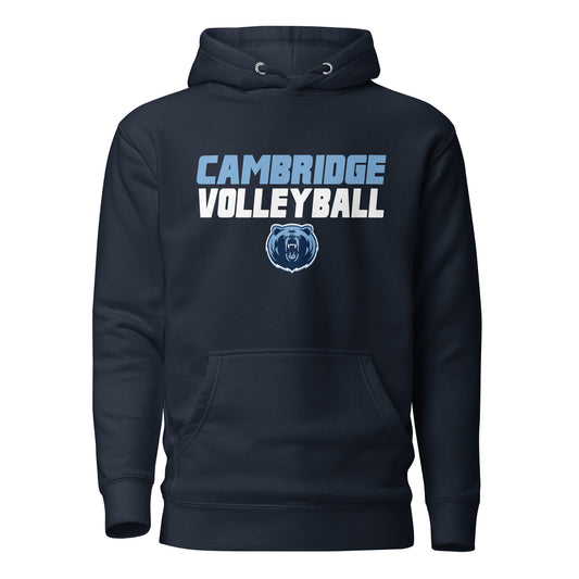 Performance | Hoodie | Cambridge Volleyball | Modern Logo