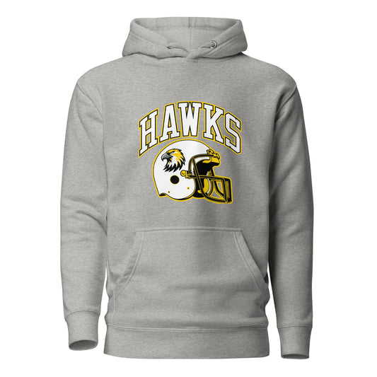 Performance | Hoodie | Cardinal Ohara Hawks | Football Helmet Logo