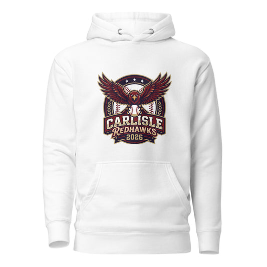 Performance | Hoodie | Carlisle Redhawks | Emblem Logo