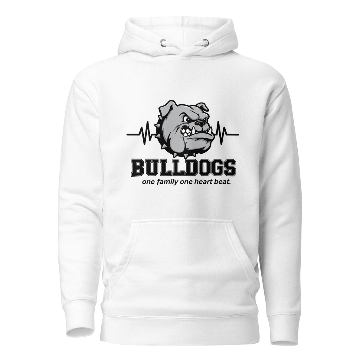 Performance | Hoodie | Celina Recreational Football Black | Bulldogs Crest Logo