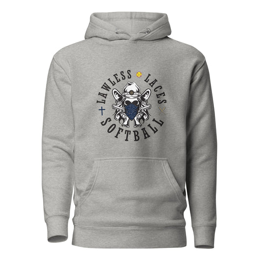 Performance | Hoodie | Lawless Laces Softball | Bandana Mascot Logo