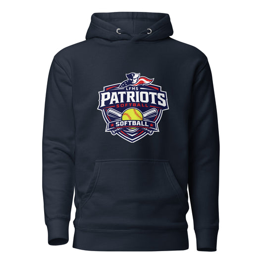 Performance | Hoodie | LFMS Athletics | Patriots Softball Logo