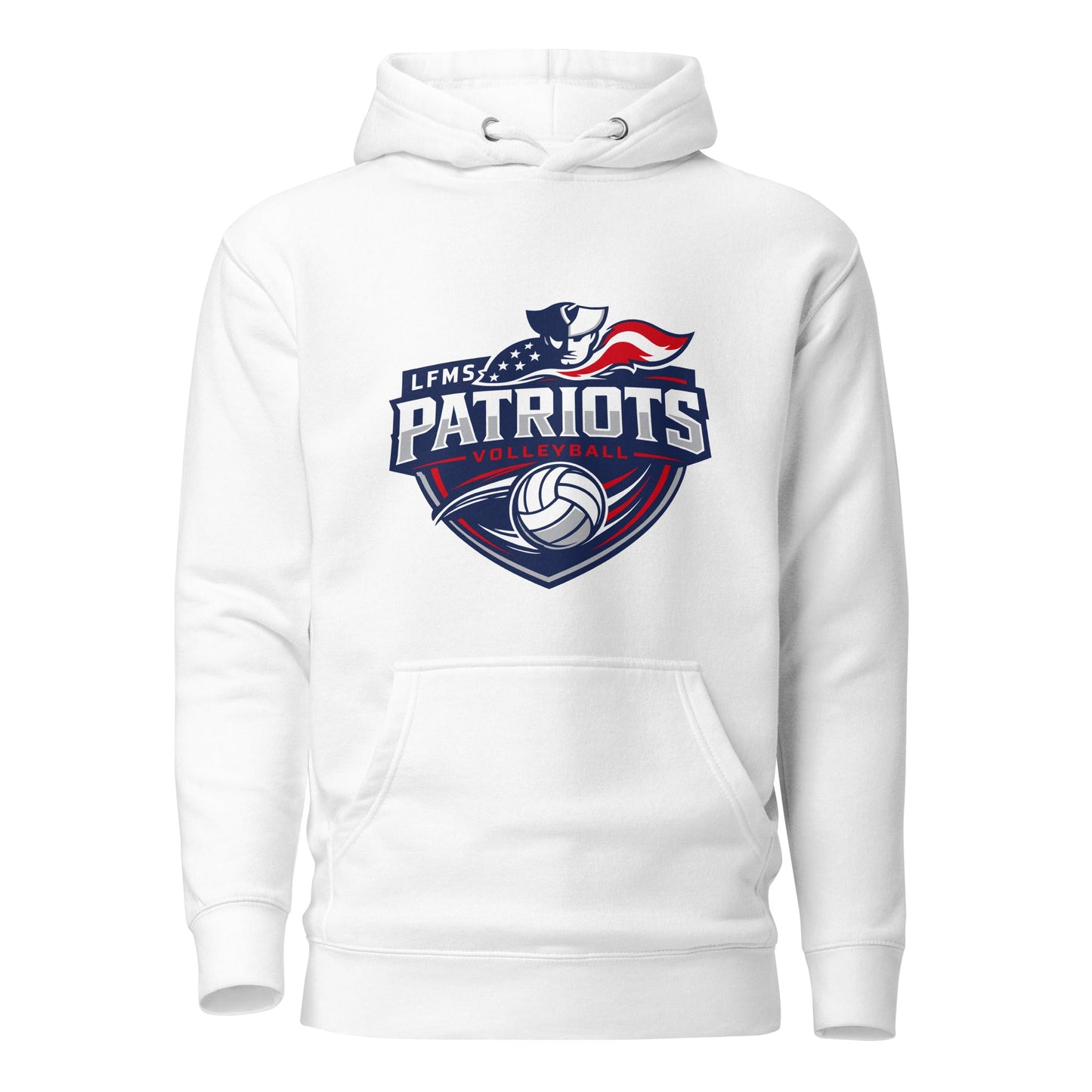 Performance | Hoodie | LFMS Athletics | Patriots Volleyball Logo