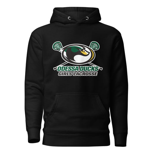 Performance | Hoodie | Odessa Girls Lacrosse | Duck Sticks Logo