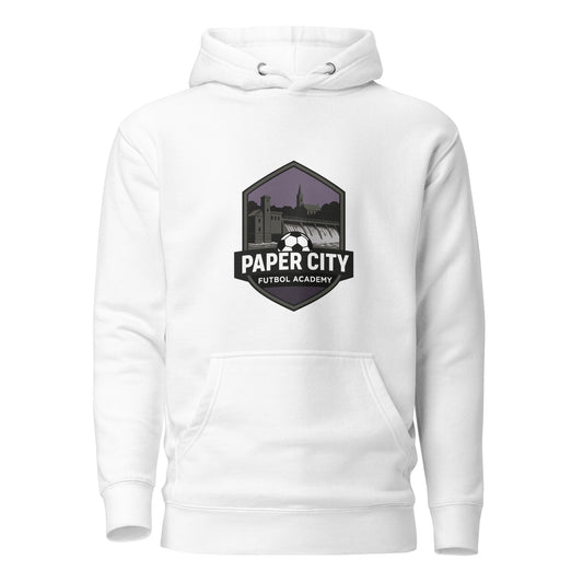 Performance | Hoodie | Paper City Futbol Academy | Vanguard Shield Logo
