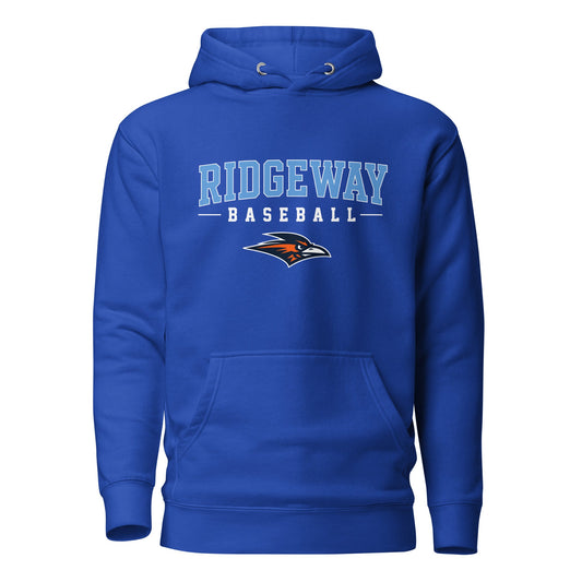 Performance | Hoodie | Ridgeway High School Baseball | Athletics Logo