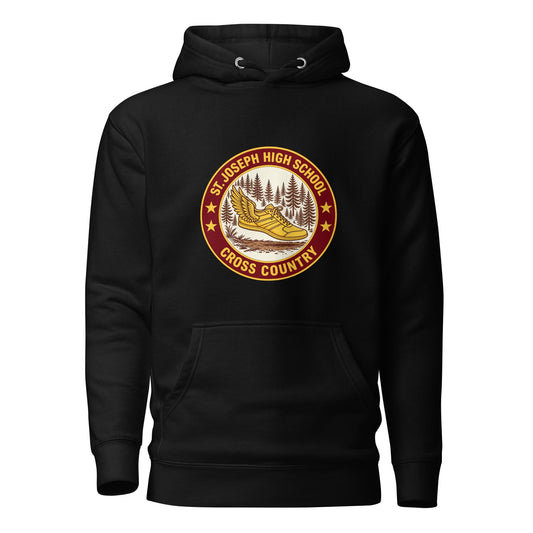 Performance | Hoodie | St. Joseph High School - Cross Country | Badge Logo