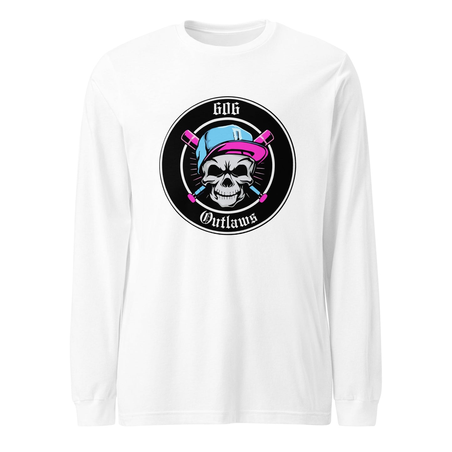 Performance | Long Sleeve Tee | 606 Outlaws Baseball | Badge Logo