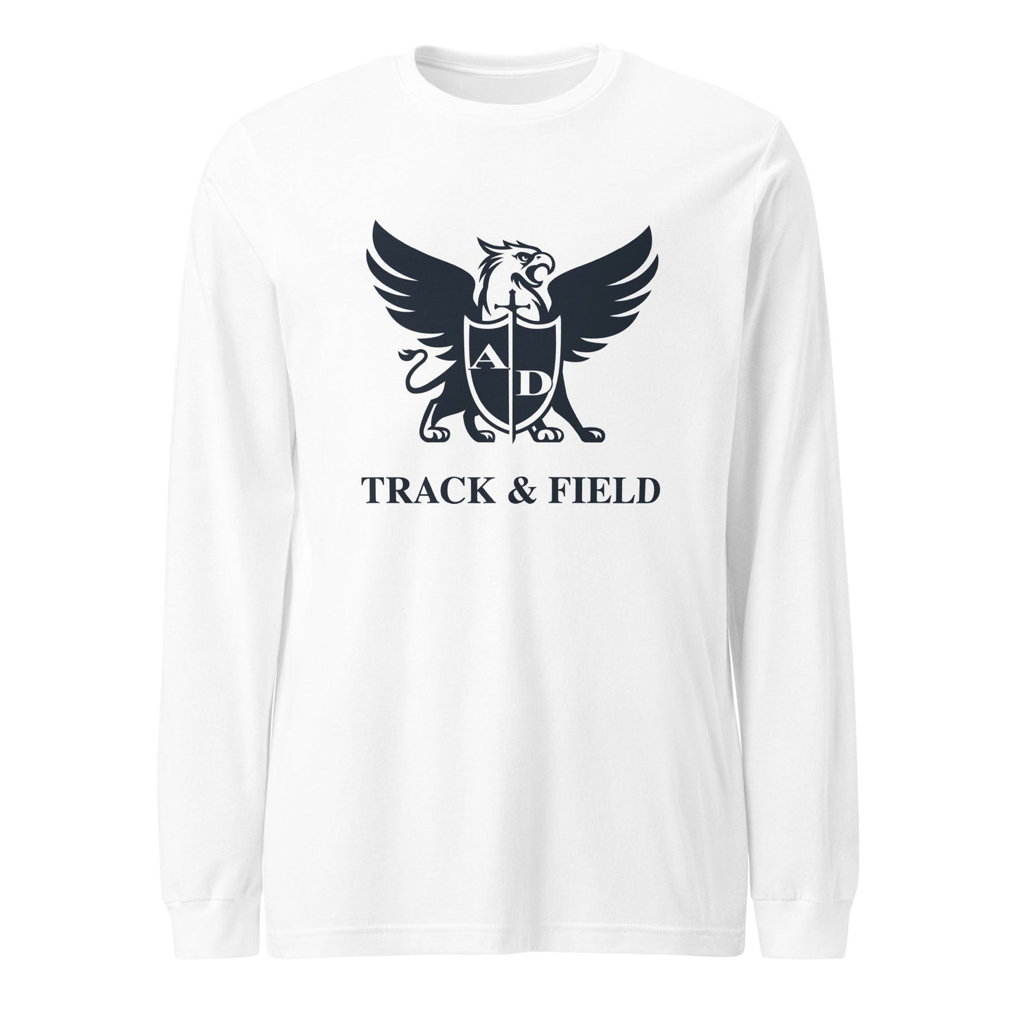 Performance | Long Sleeve Tee | Arma Dei Academy Track and Field | Griffin Logo
