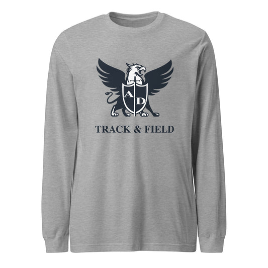 Performance | Long Sleeve Tee | Arma Dei Academy Track and Field | Griffin Logo