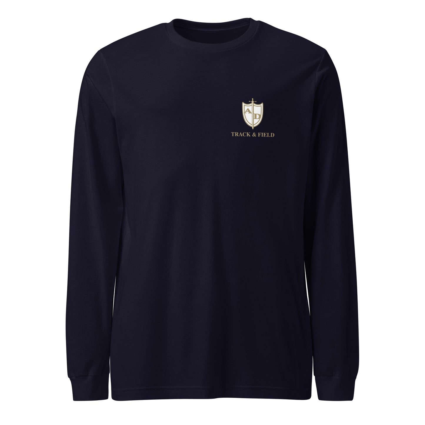 Performance | Long Sleeve Tee | Arma Dei Academy Track and Field | Shield Logo