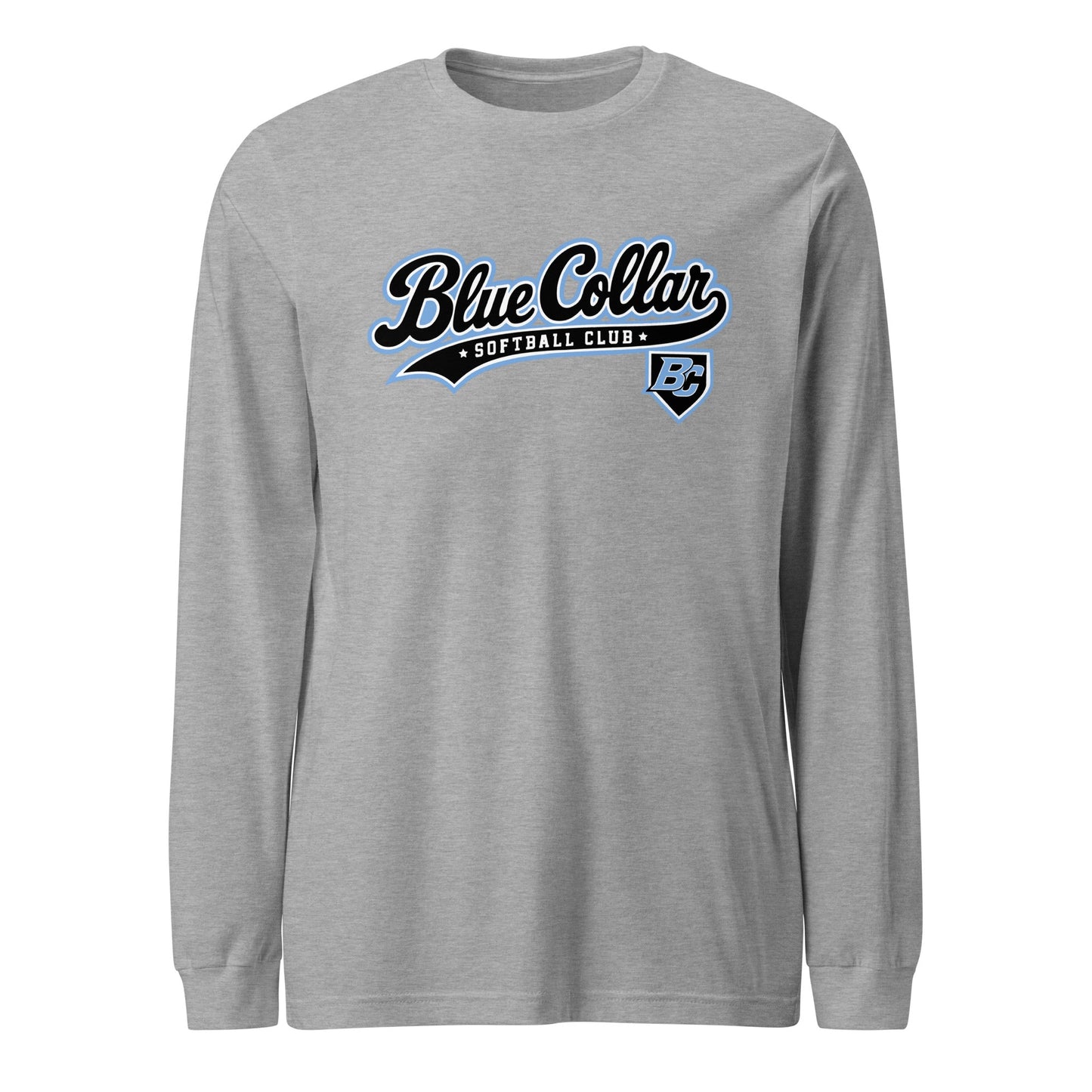 Performance | Long Sleeve Tee | Blue Collar Softball 2034 | Foundry Logo