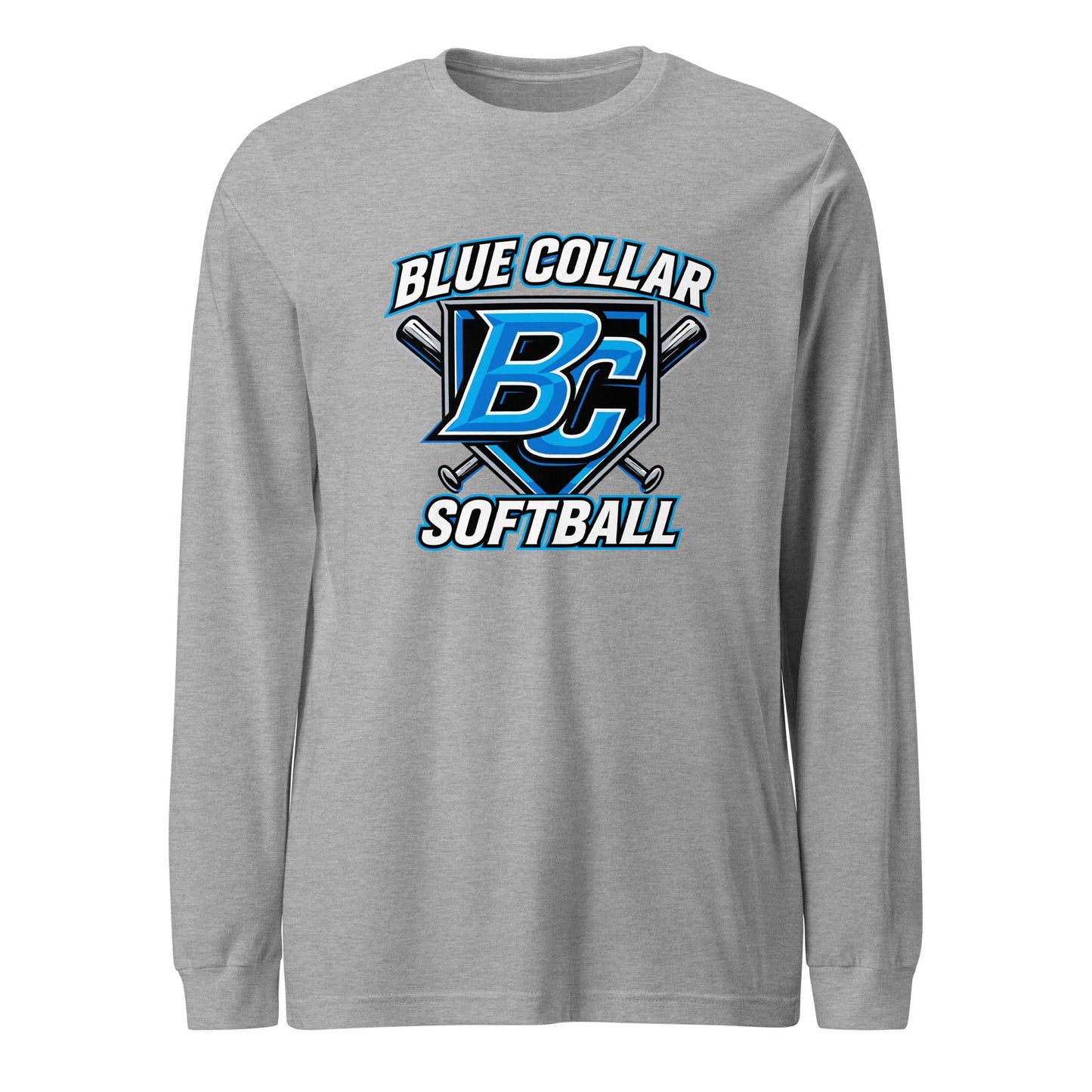Performance | Long Sleeve Tee | Blue Collar Softball 2034 | Shield Logo