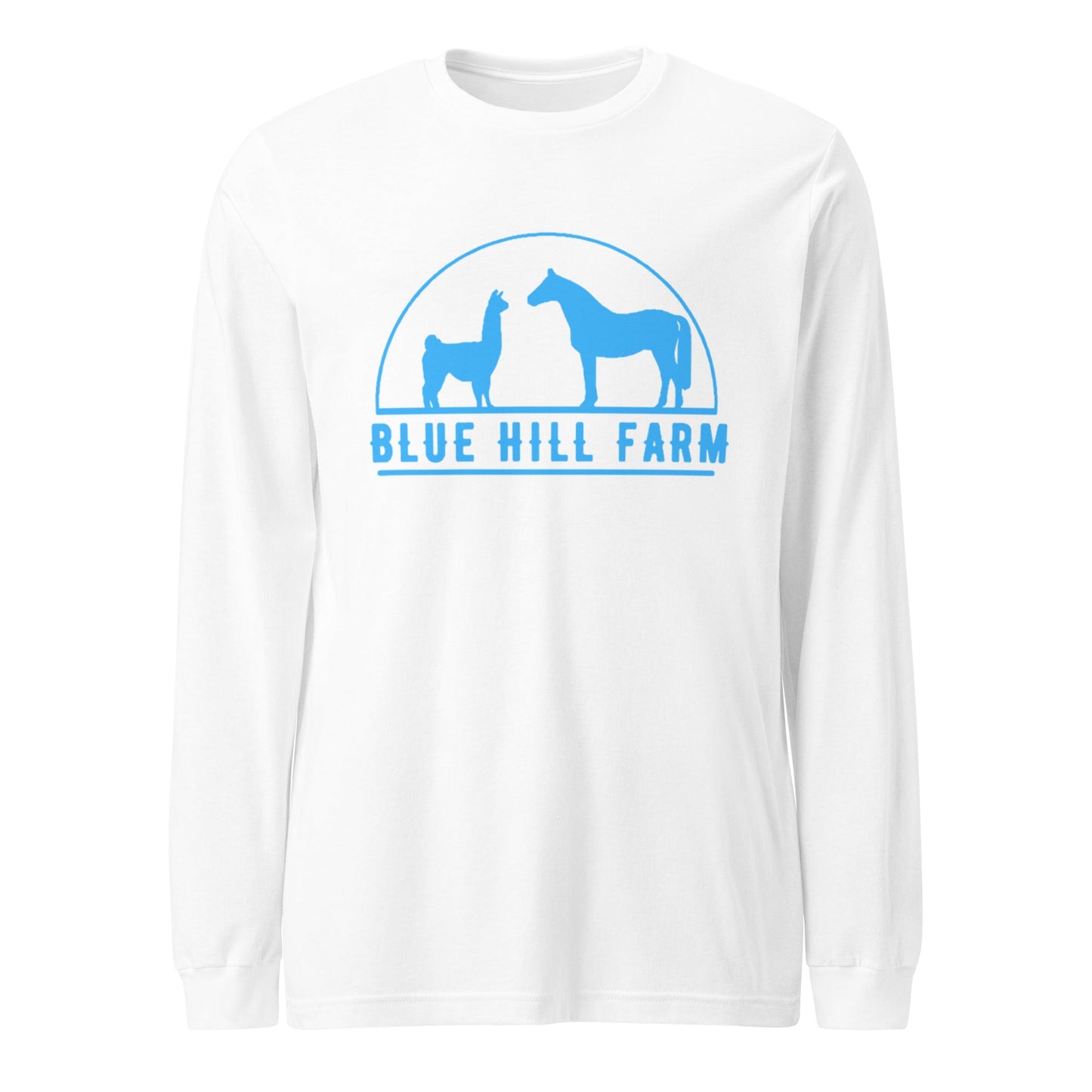 Performance | Long Sleeve Tee | Blue Hill Farm | Emblem Logo