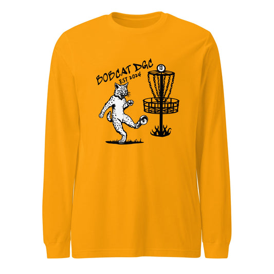 Performance | Long Sleeve Tee | Bobcat DGC | Predator Disc Golf Logo