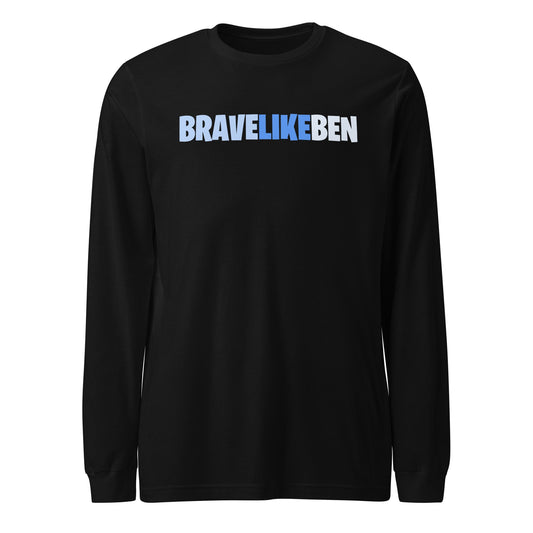 Performance | Long Sleeve Tee | Brave Like Ben | Script Logo