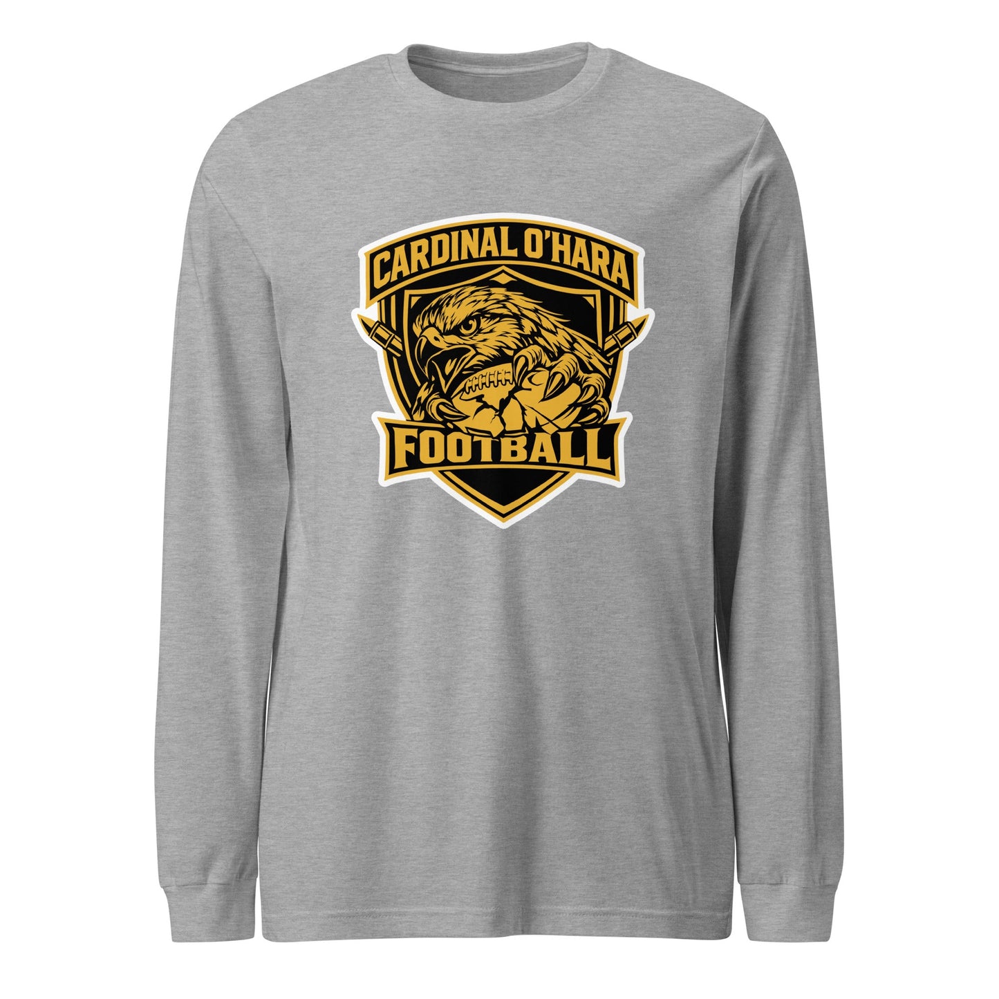Performance | Long Sleeve Tee | Cardinal Ohara Hawks | Shield Logo
