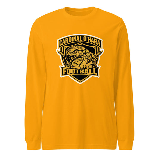 Performance | Long Sleeve Tee | Cardinal Ohara Hawks | Shield Logo