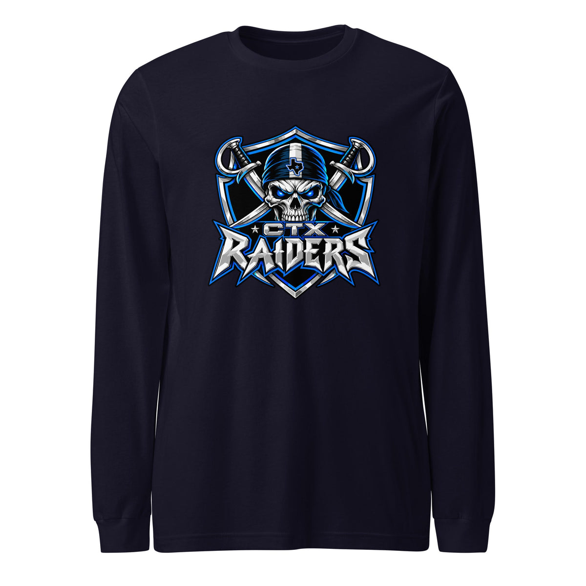 Performance | Long Sleeve Tee | Central Texas Raiders | Shield Logo