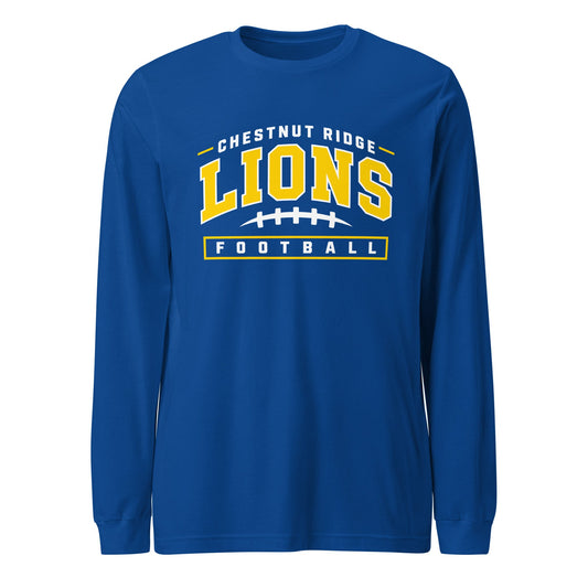 Performance | Long Sleeve Tee | Chestnut Ridge Lions Football | Valor Logo