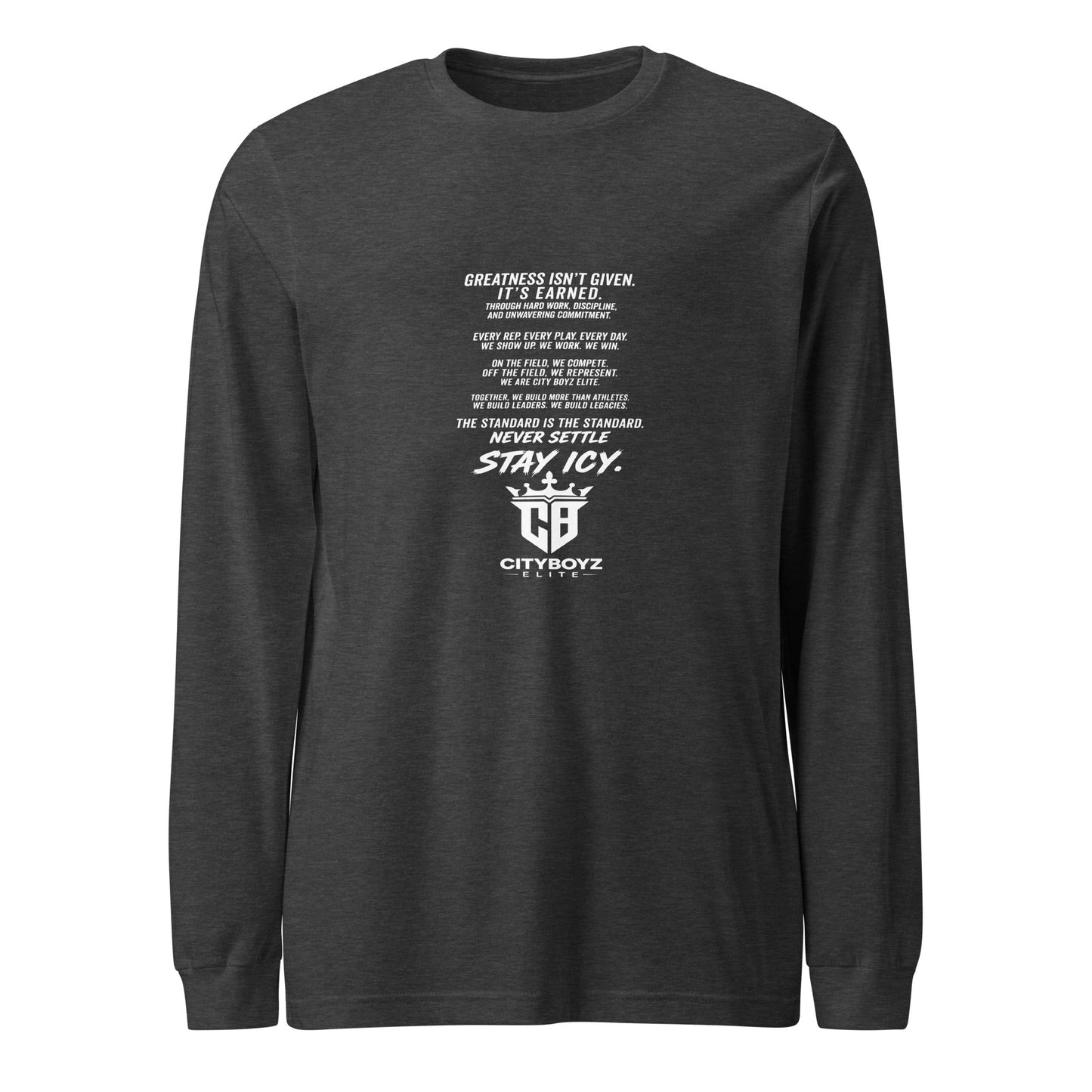 Performance | Long Sleeve Tee | City Boyz Elite | Legacy Builder Mark Logo