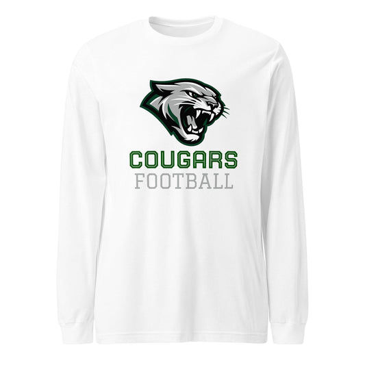 Performance | Long Sleeve Tee | Colts Neck Cougars | Youth Tackle Football (AYF) | Strike Mascot Logo
