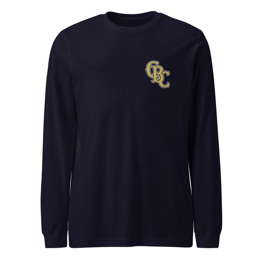 Performance | Long Sleeve Tee | Cougar Baseball Club | CBC Gold Logo