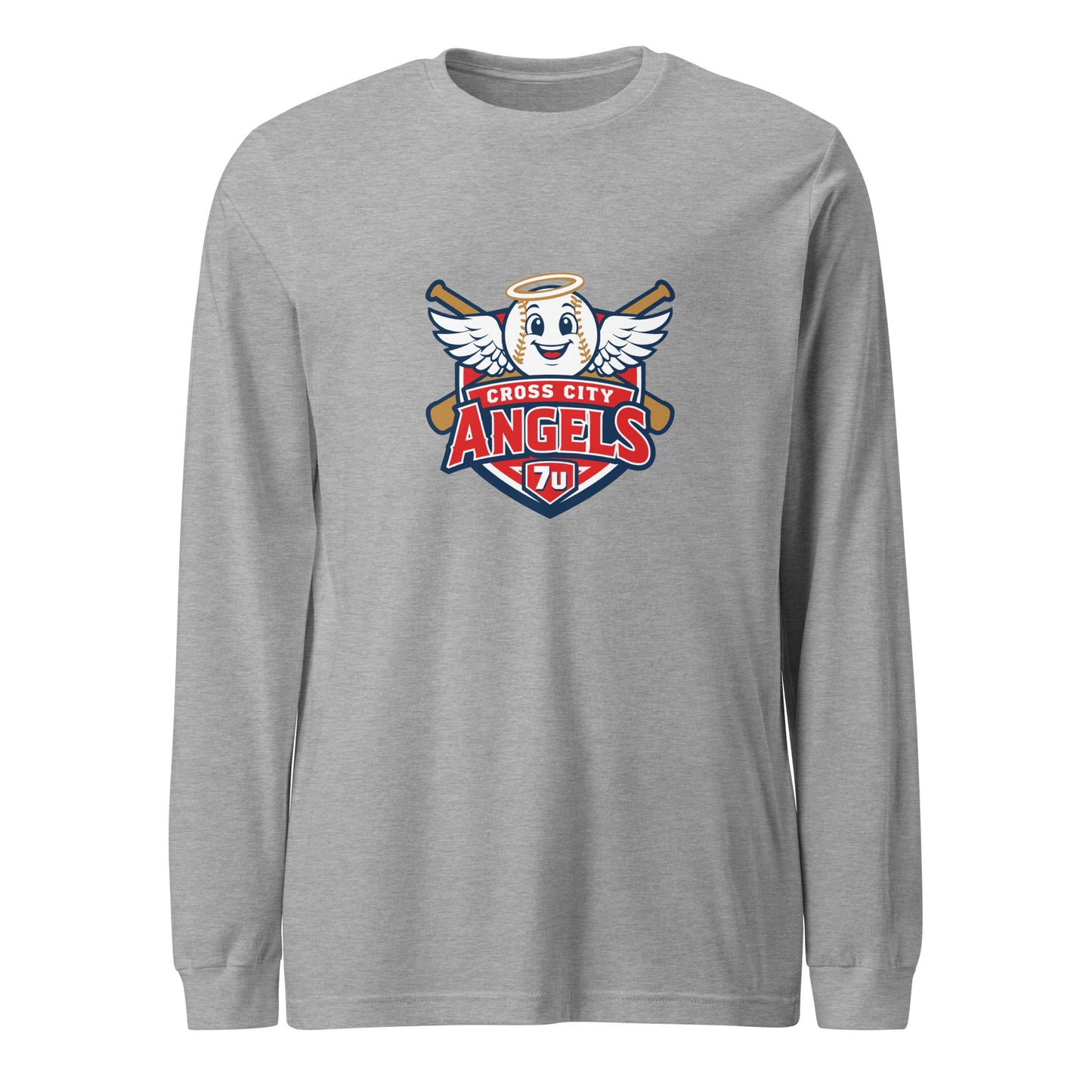 Performance | Long Sleeve Tee | Cross City Angels | Shield Logo