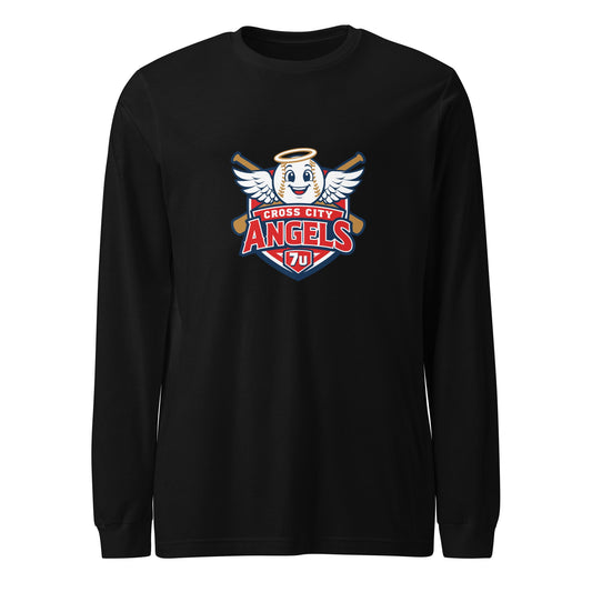 Performance | Long Sleeve Tee | Cross City Angels | Shield Logo