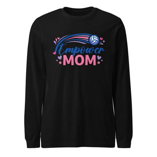 Performance | Long Sleeve Tee | Empower Volleyball Club | Mom Crest Logo