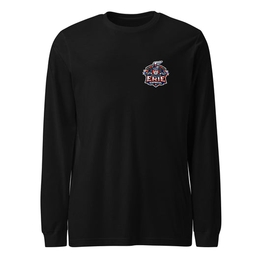 Performance | Long Sleeve Tee | Erie Express Football | Badge Logo