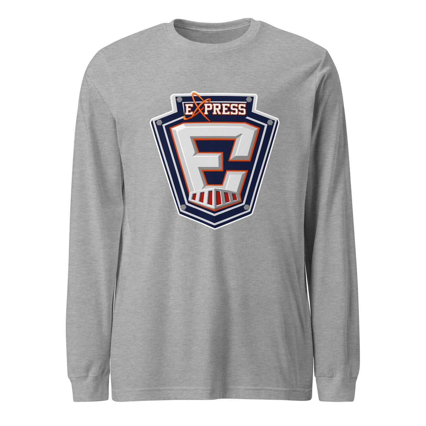 Performance | Long Sleeve Tee | Erie Express Football | E Badge Logo