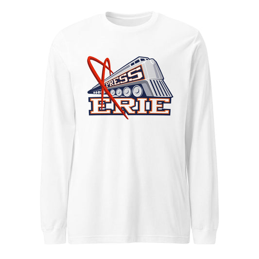 Performance | Long Sleeve Tee | Erie Express Football | Locomotive Logo