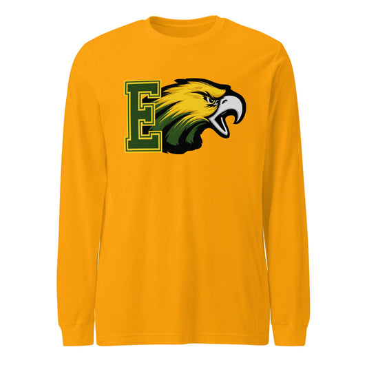 Performance | Long Sleeve Tee | Evergreen Junior High | Mascot Logo