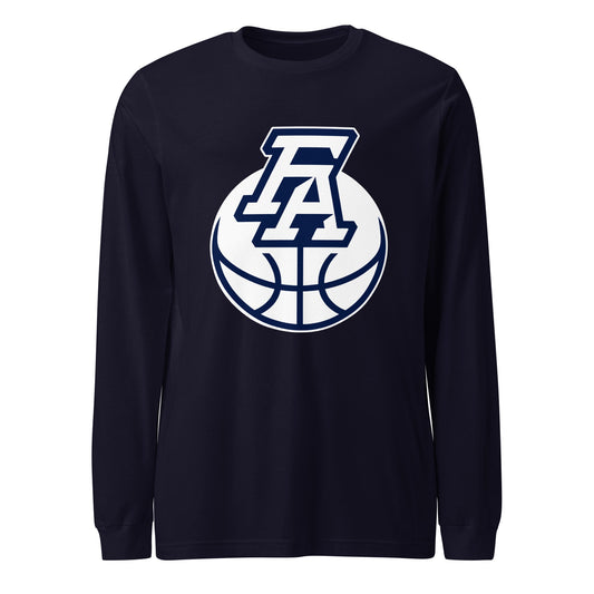 Performance | Long Sleeve Tee | FA Basketball | Crest Logo