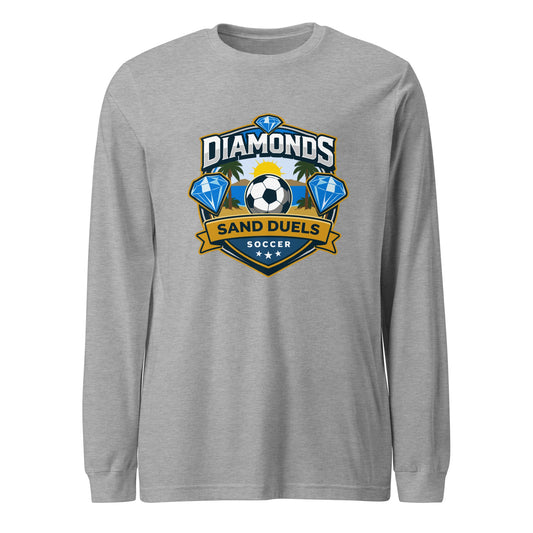 Performance | Long Sleeve Tee | FC Charles: Diamonds | Crest Logo
