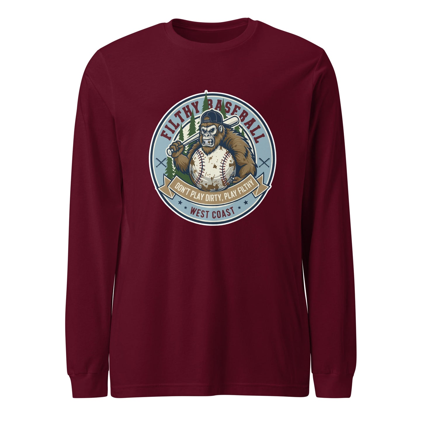 Performance | Long Sleeve Tee | Filthy Baseball Northwest