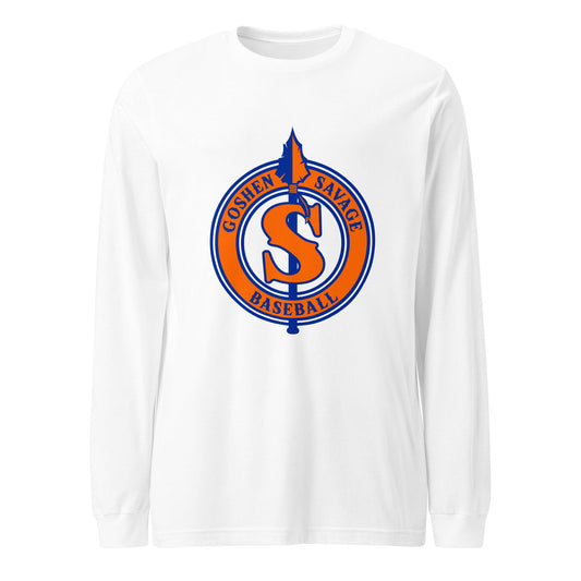 Performance | Long Sleeve Tee | Goshen Savage Baseball | Badge Logo