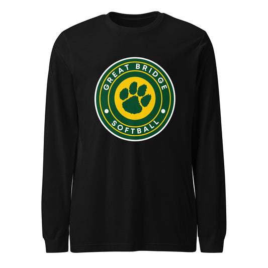 Performance | Long Sleeve Tee | Great Bridge Softball Booster | Badge Logo