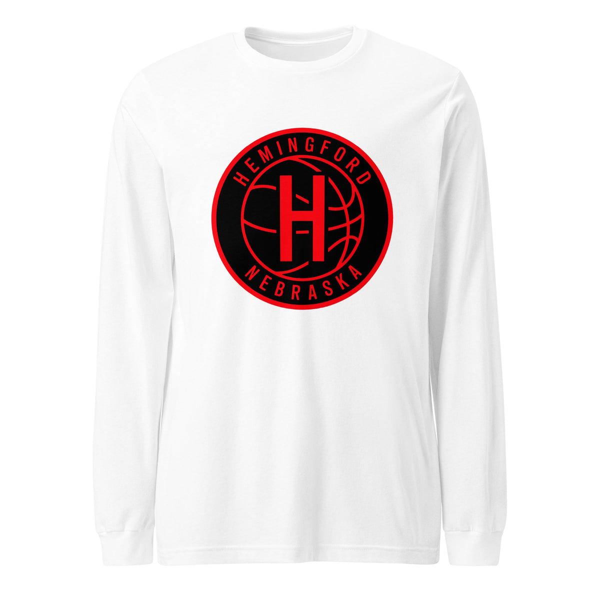 Performance | Long Sleeve Tee | Hemingford Bobcats | Badge Logo