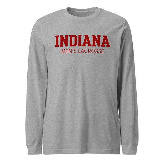 Performance | Long Sleeve Tee | Indiana University Lacrosse | Script Logo