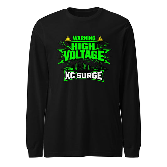 Performance | Long Sleeve Tee | Kansas City Surge | High Voltage Logo