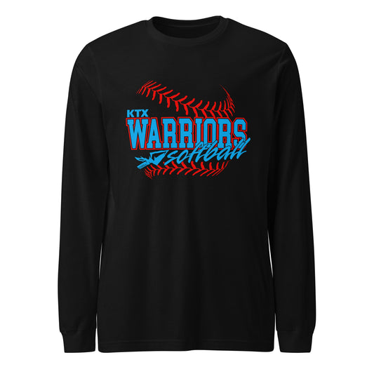 Performance | Long Sleeve Tee | KTX Warriors | Softball Logo