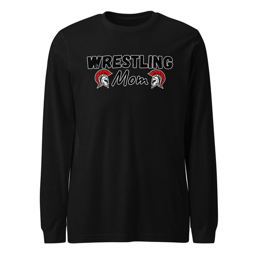 Performance | Long Sleeve Tee | Lafayette Warrior Youth Wrestling | Mom Emblem Logo
