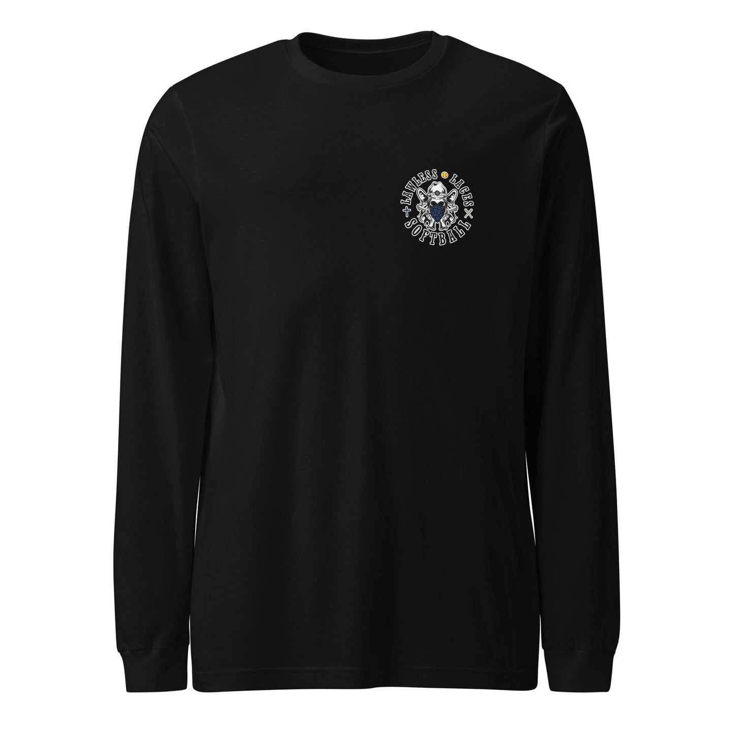 Performance | Long Sleeve Tee | Lawless Laces Softball | Outlined Pocket Logo