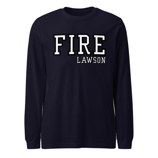 Performance | Long Sleeve Tee | Lawson Fire Department | Script Logo