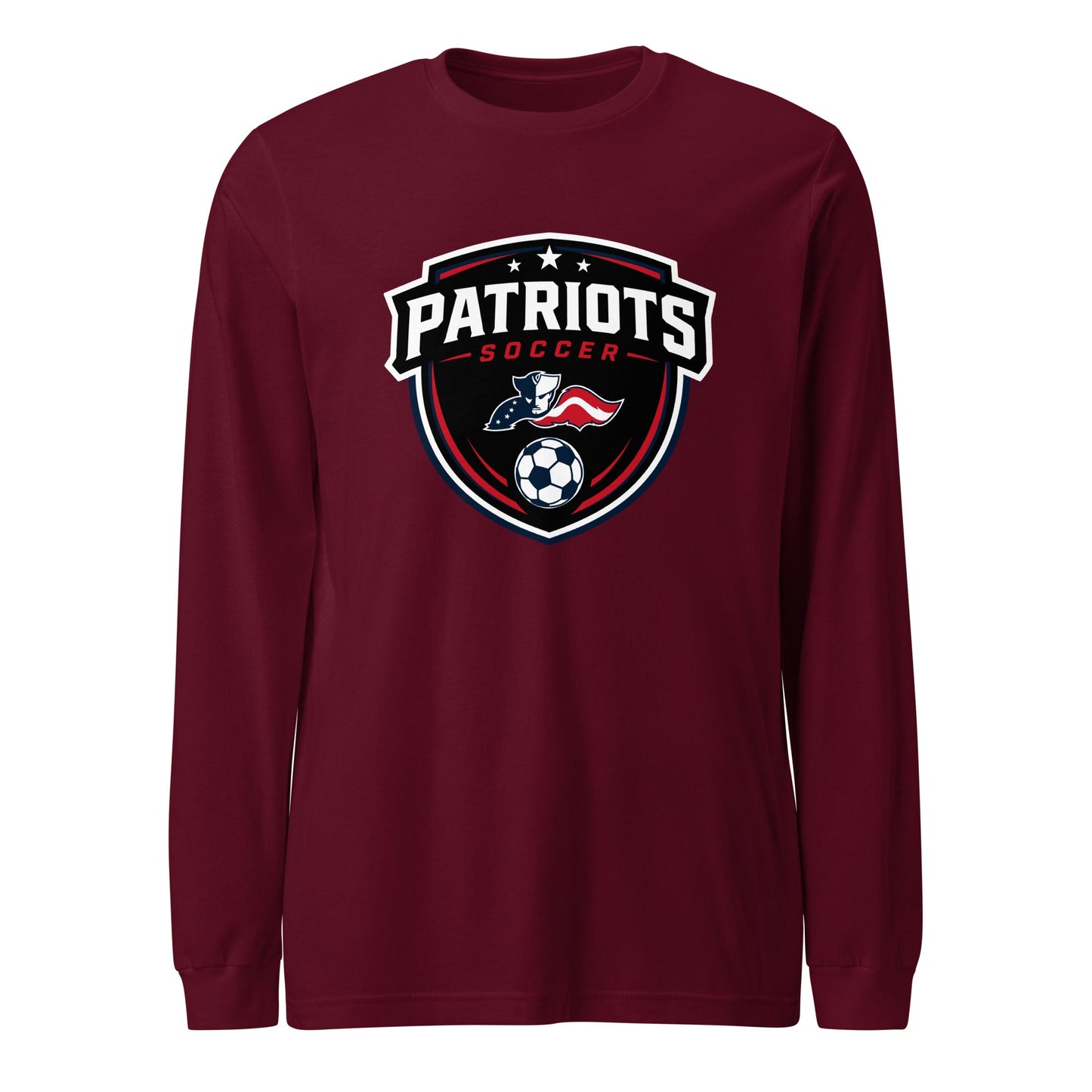 Performance | Long Sleeve Tee | LFMS Athletics | Patriots Soccer Logo