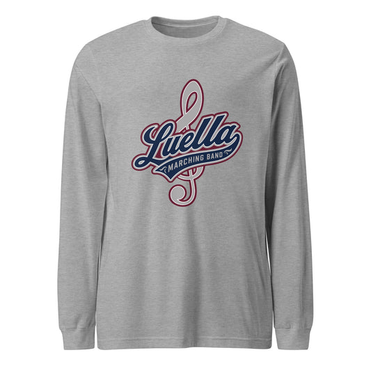 Performance | Long Sleeve Tee | Luella High School Marching Band | Crest Logo