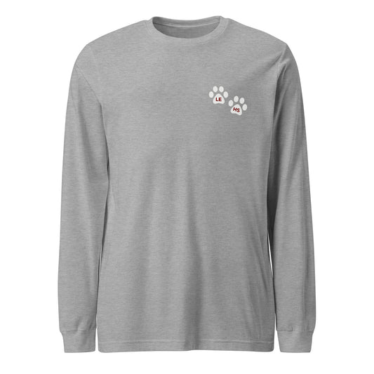 Performance | Long Sleeve Tee | Lynn English Cheerleading | Paws Logo